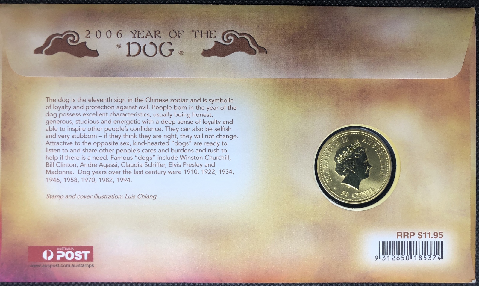 2006 PNC 50c Year of the Dog 