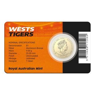 2024 $1 NRL West Tigers