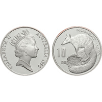 1995 $10 Numbat - Endangered Species Piedfort Coin