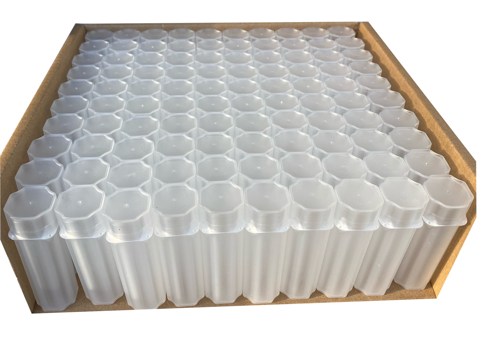 Coin Tubes for Australian Coin rolls.