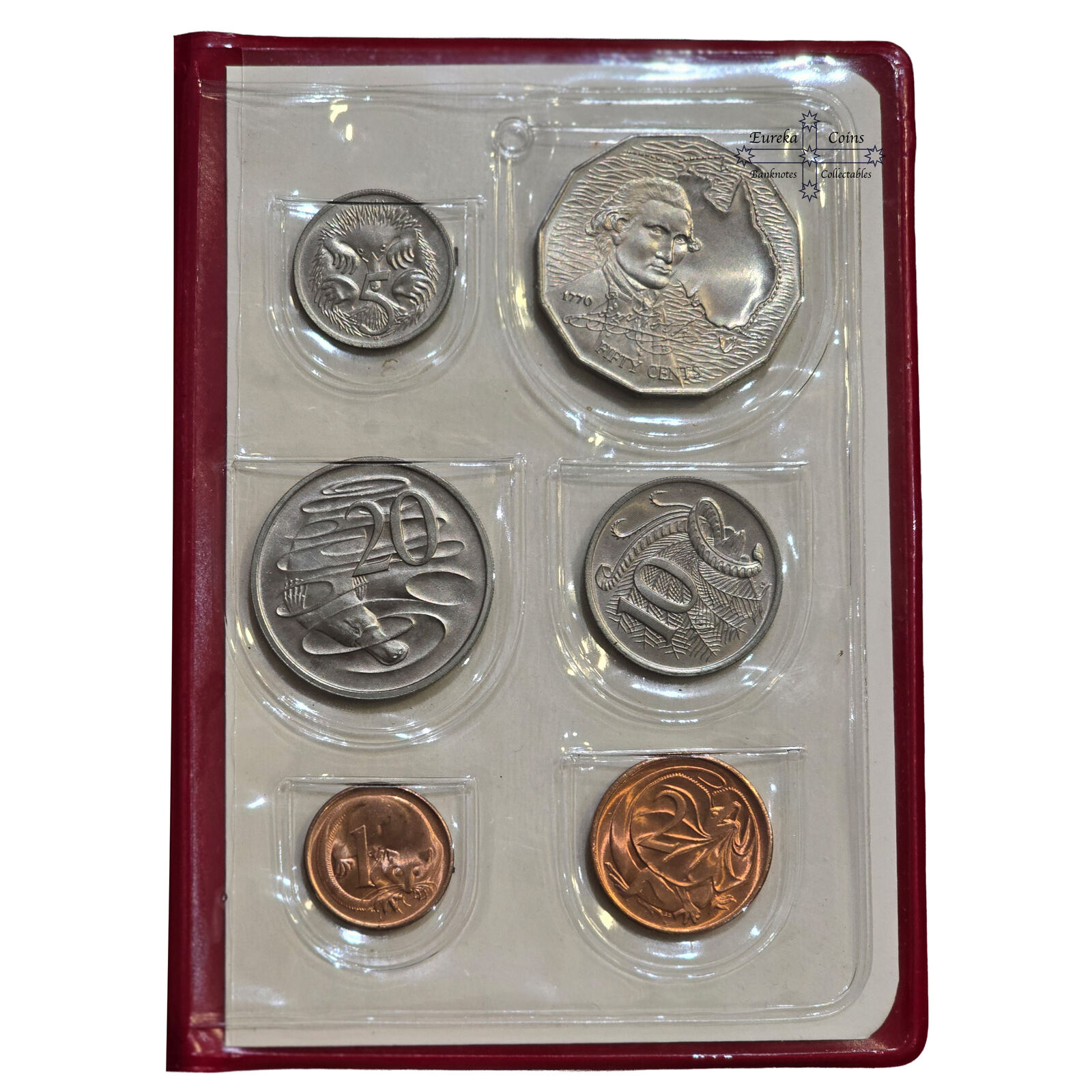 1970 Uncirculated Mint Set - Red Wallet