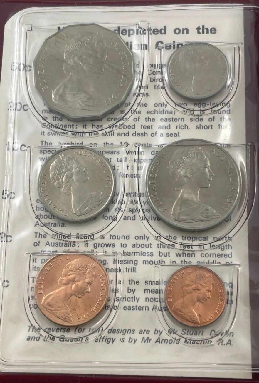 1973 Uncirculated Mint Set - Red Wallet