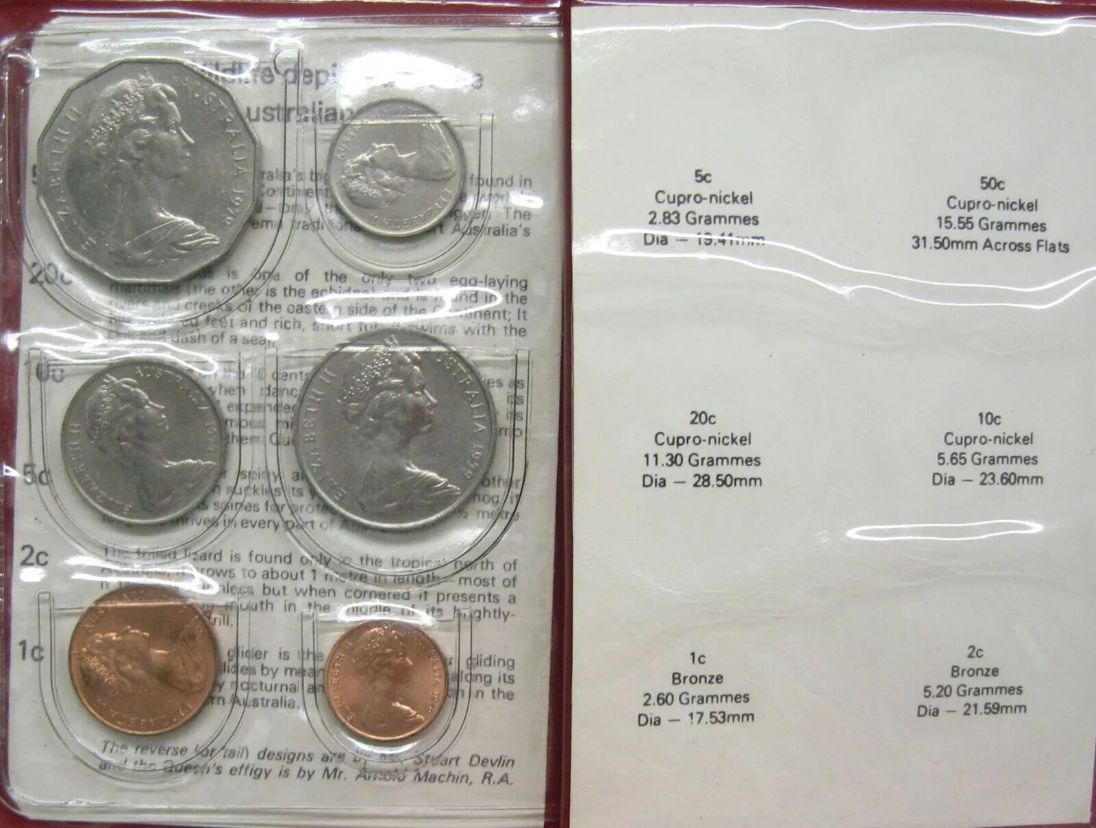 1979 Uncirculated Mint Set - Red Wallet