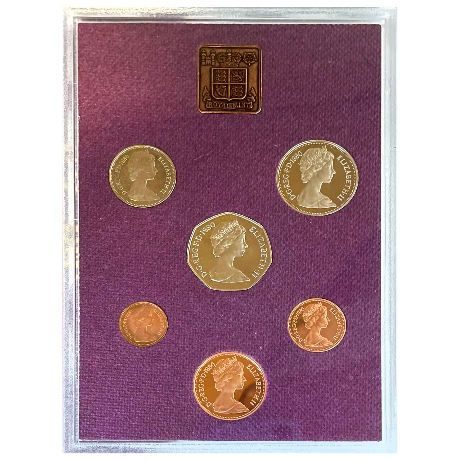 1980 United Kingdom Coinage of Great Britain & Northern Ireland - Proof Set