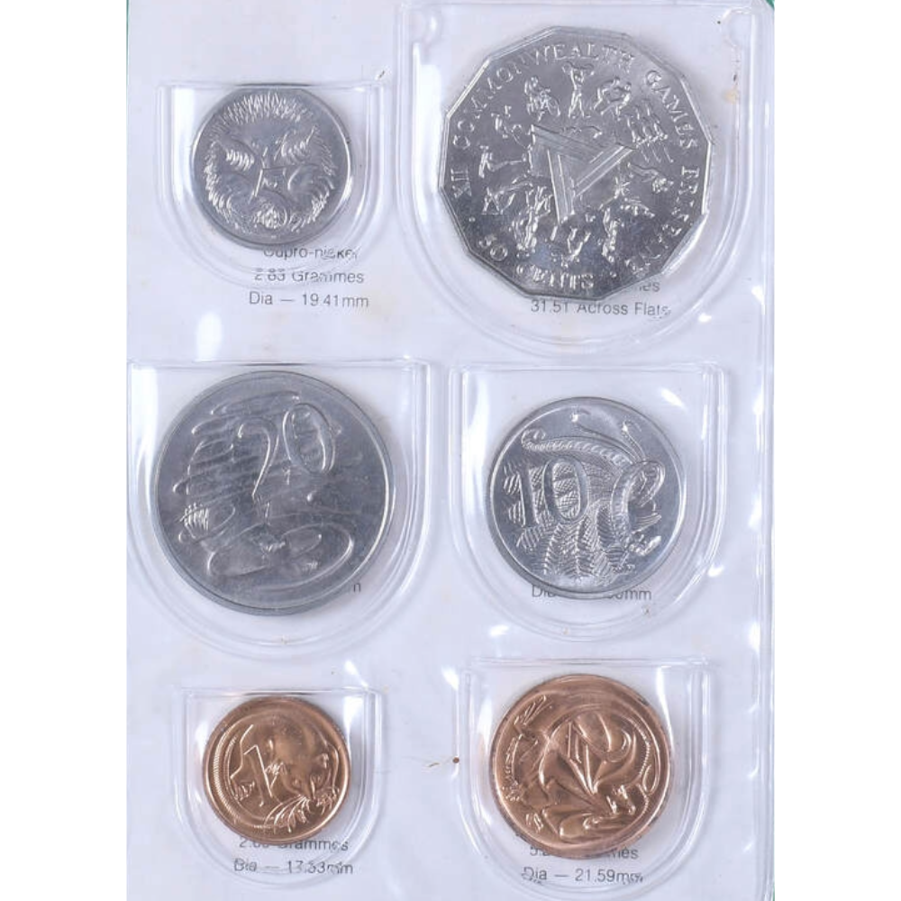 1982 Year Mint Set - XII Commonwealth Games Brisbane