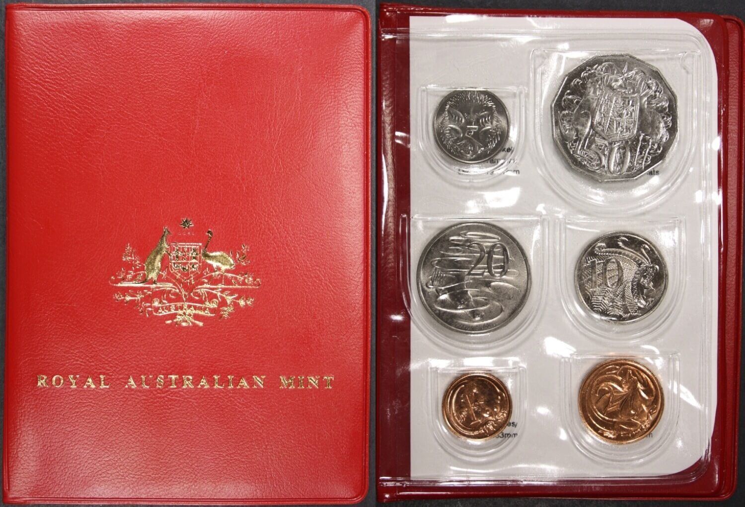 1983 Uncirculated Mint Set - Red Wallet