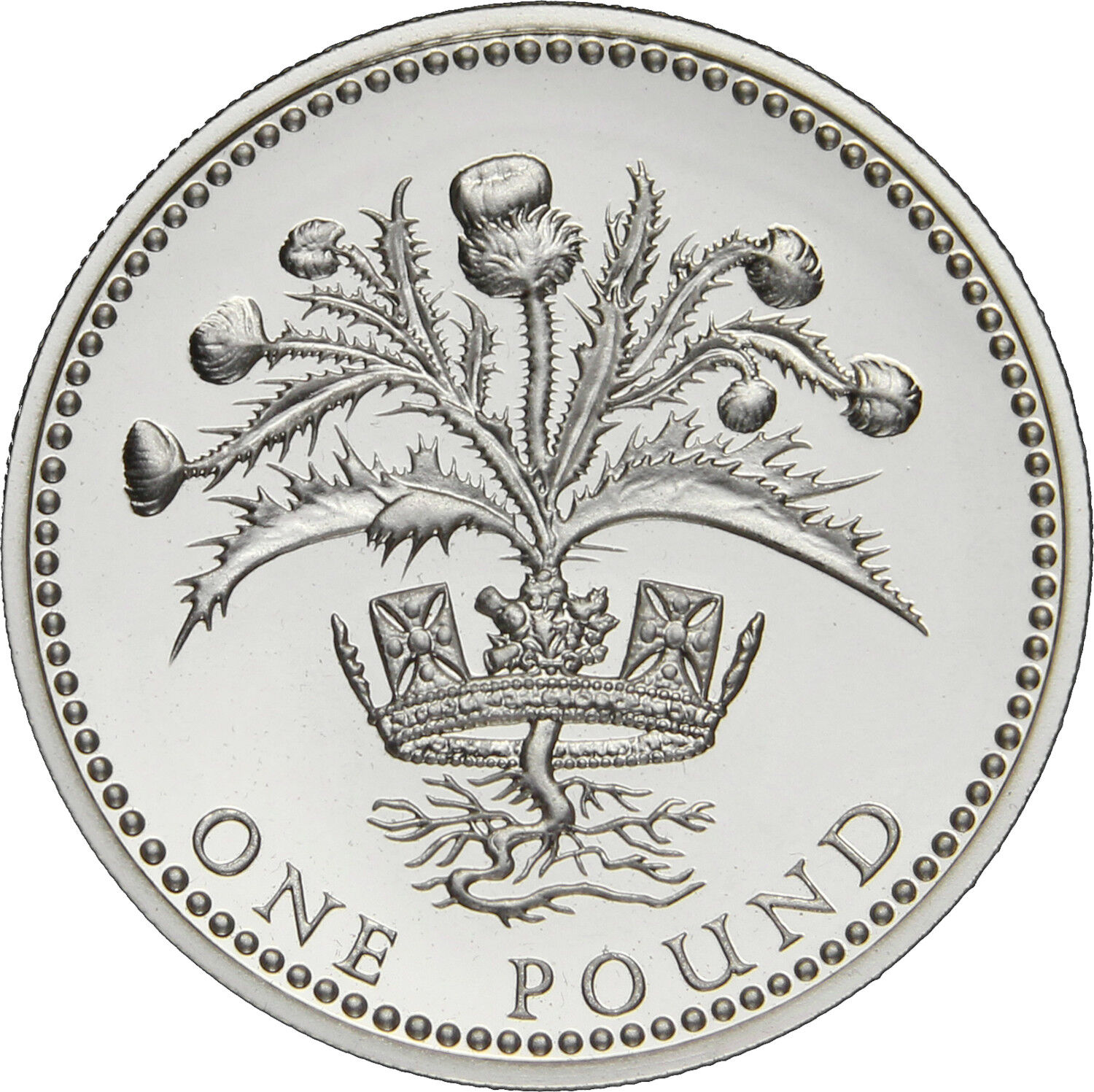 1984 £1 United Kingdom Sterling Silver - Piedfort Proof Coin