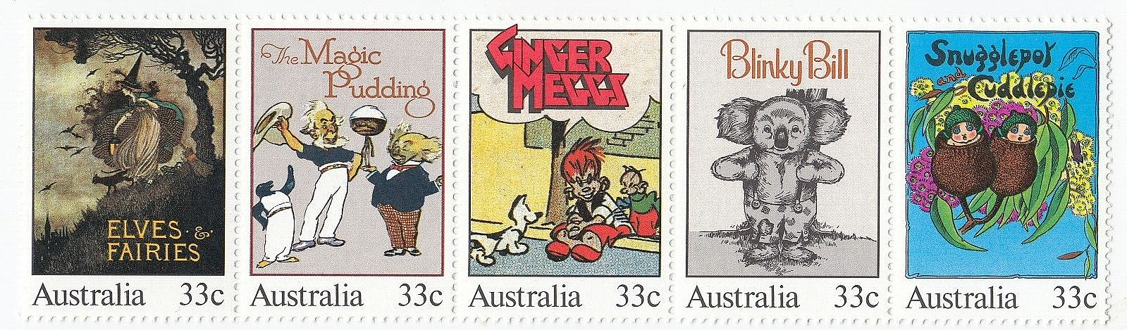 1985 Collection of Australian Stamps Set