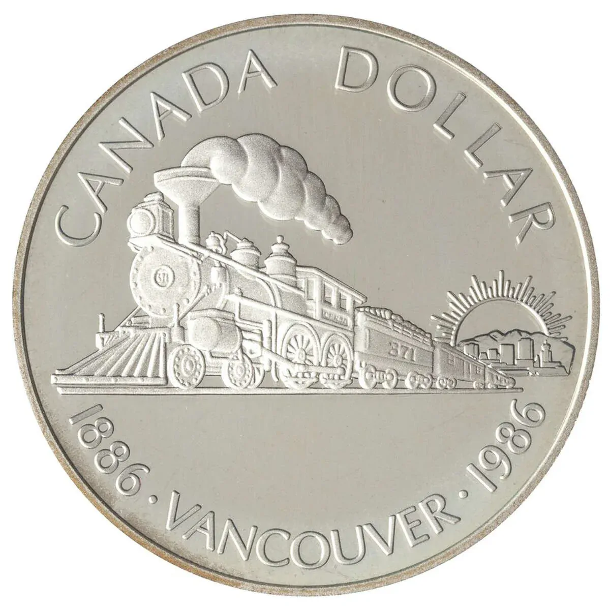 1986 Canadian Proof Set - Includes silver dollar