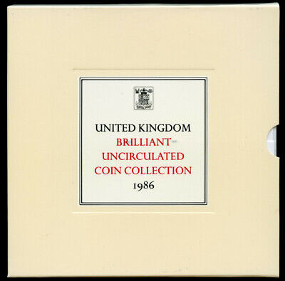 1986 United Kingdom Brilliant Uncirculated Eight-Coin Collection