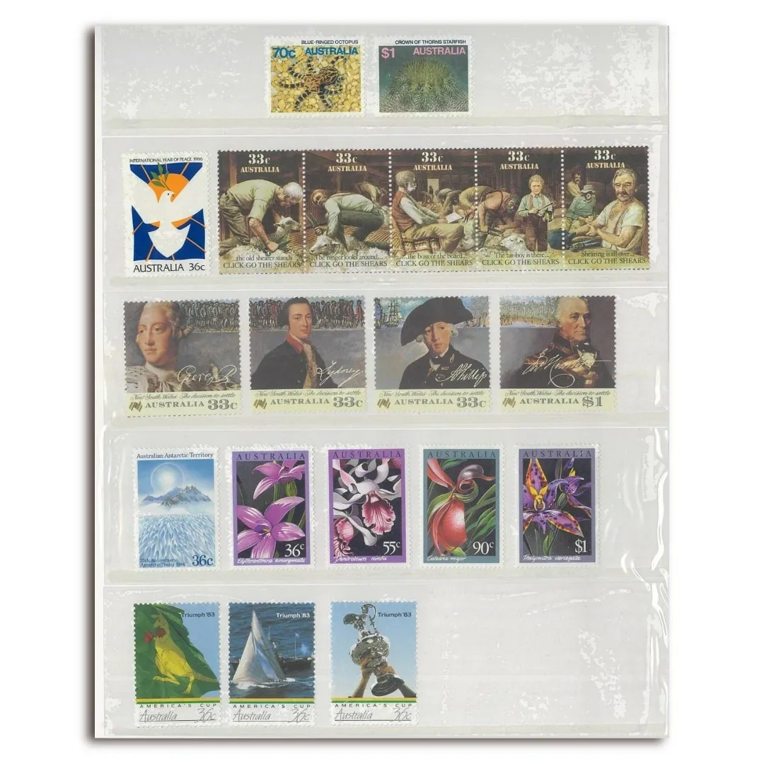 1986 Collection of Australian Stamps Set