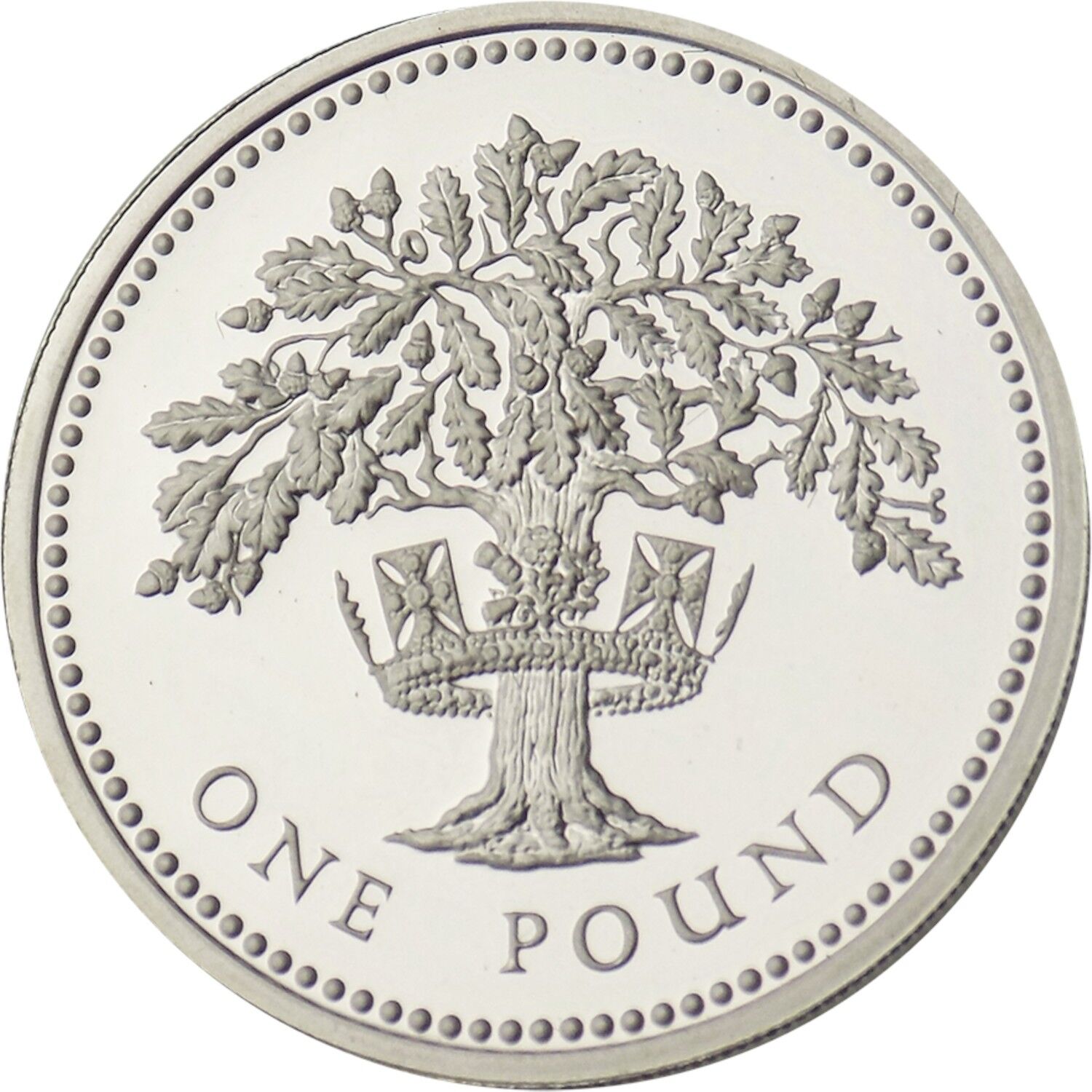 1987 £1 United Kingdom - Sterling Silver Proof Coin