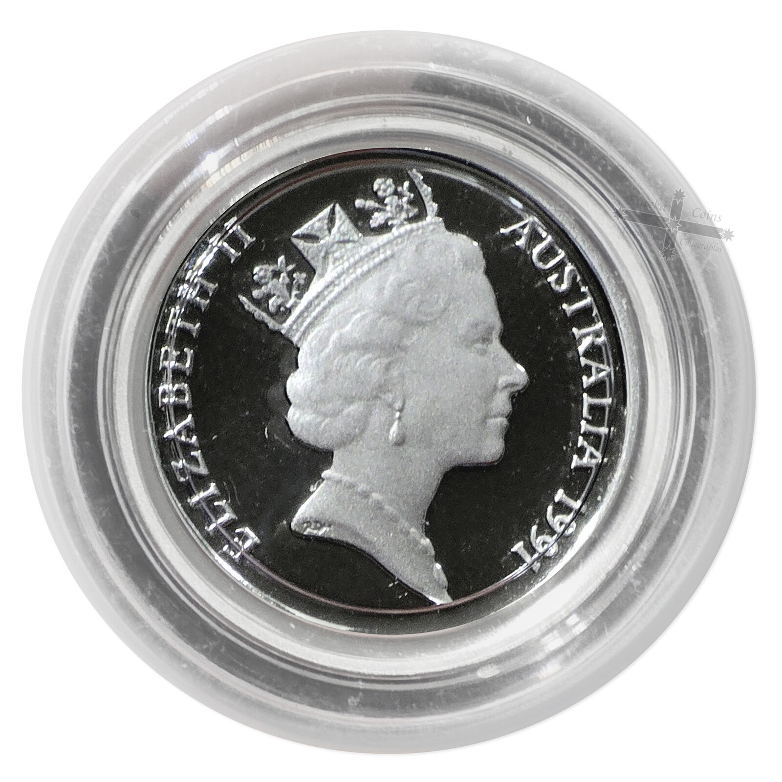 1991 1c Sterling Silver Proof Coin in Capsule