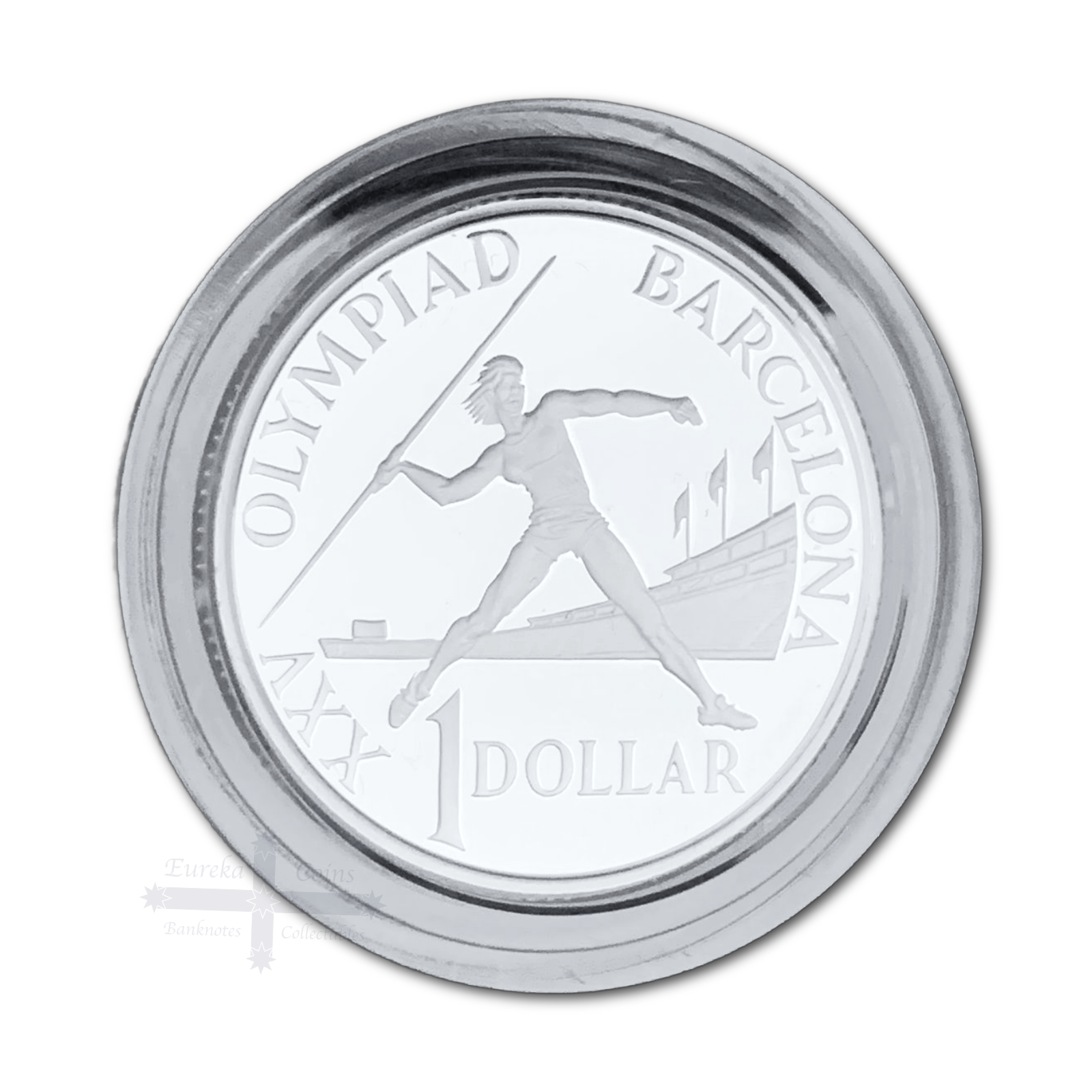 1992 $1 Olympic Silver Dollar Coin