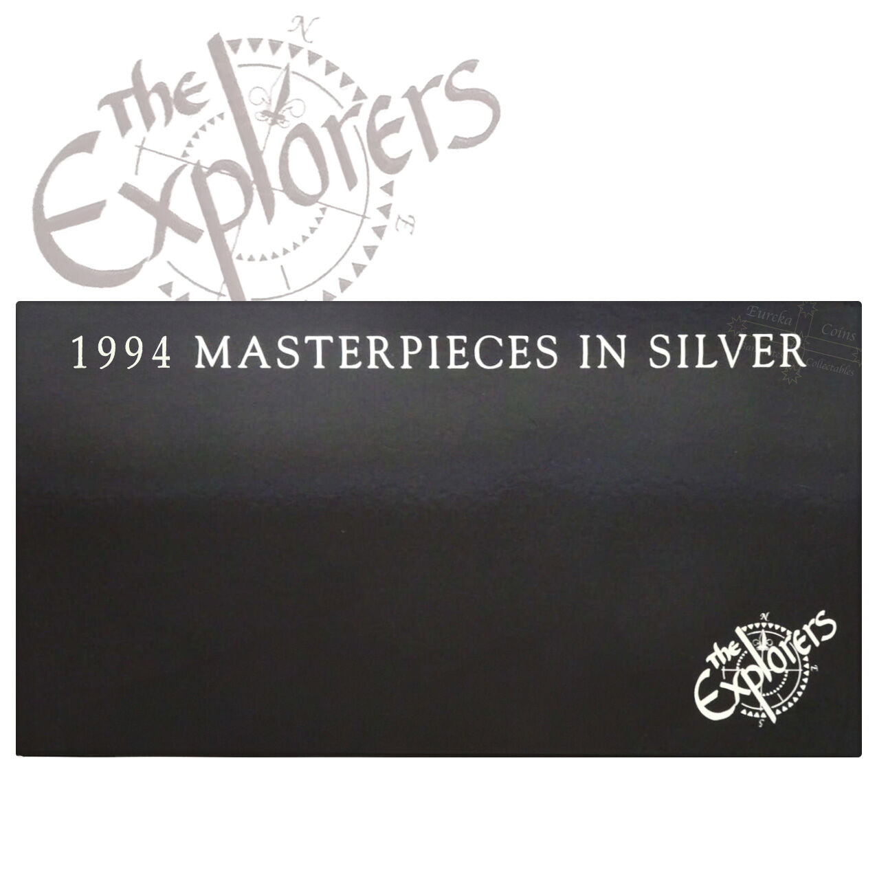 1994 Masterpieces in Silver - The Explorers Silver Proof 5 Coin Set