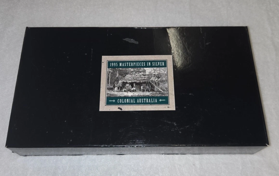 1995 Silver - Masterpieces in Silver - Colonial Australia 5x Coin Set