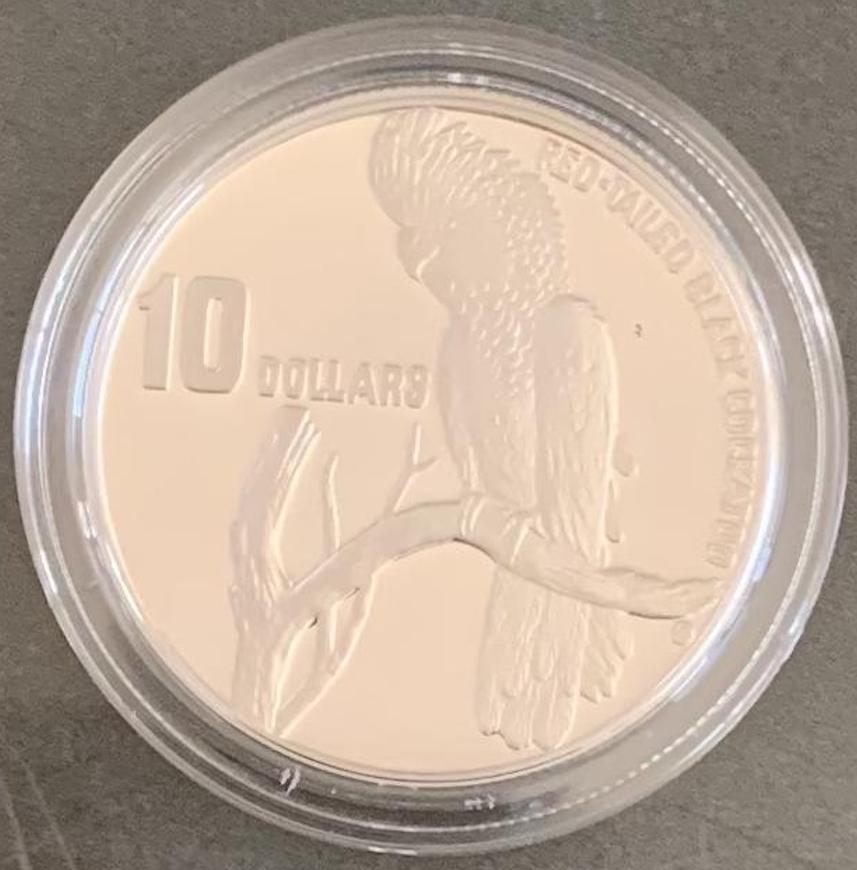 1997 $10 Black Cockatoo - Endangered Species Proof Coin