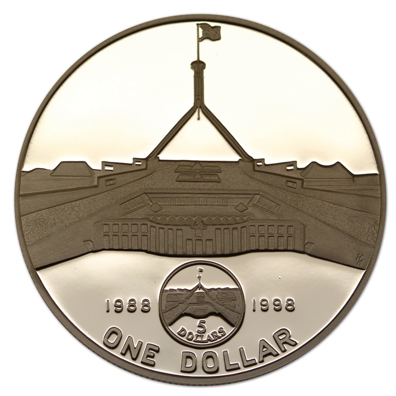 1998 1oz Parliament House Silver Proof