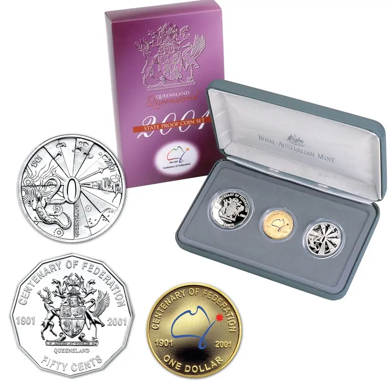 2001 Centenary of Federation Queensland Proof Set