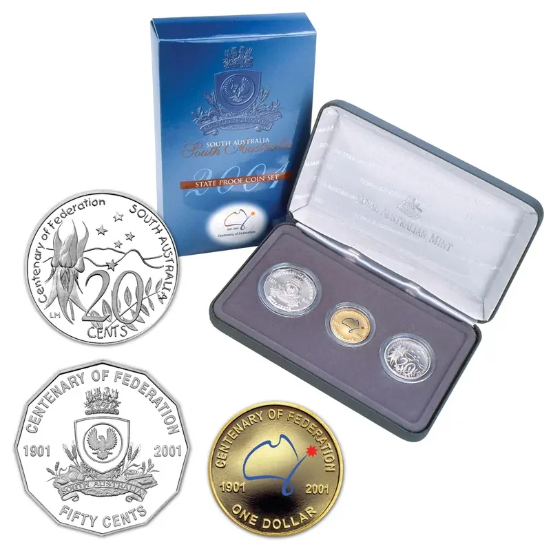2001 Centenary of Federation South Australia Proof Set