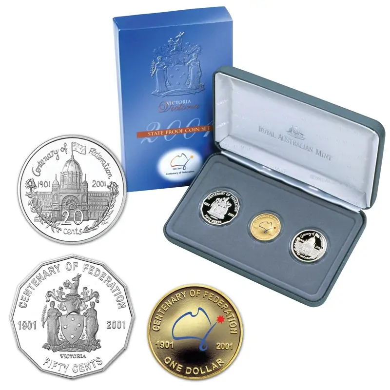 2001 Centenary of Federation Victoria Proof Set