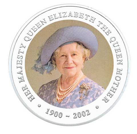 2002 1oz The Queen Mother Silver Proof Coin