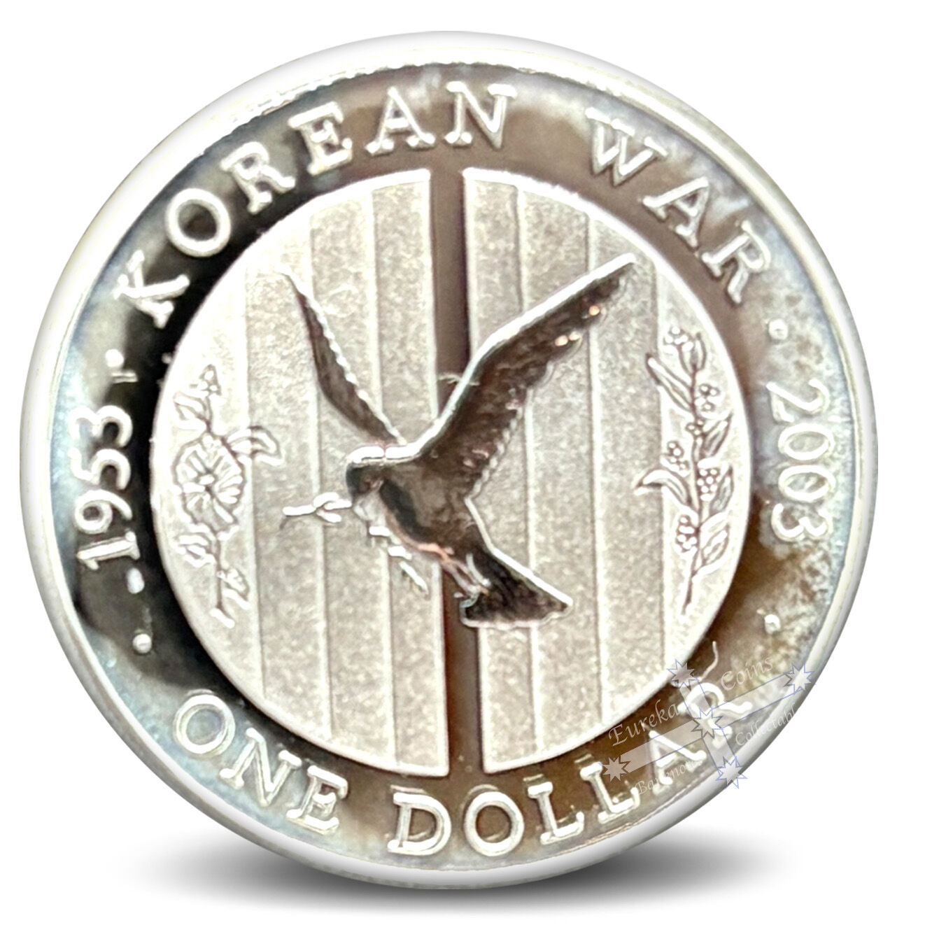 2003 $1 50th Anniversary of the End of the Korean War Silver Proof