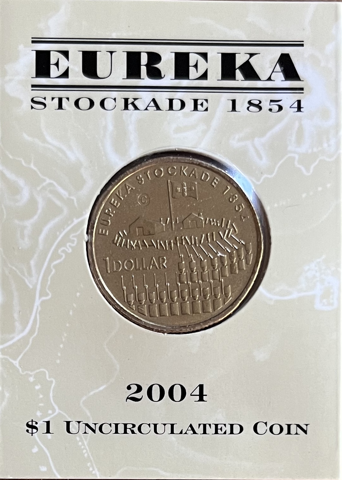 2004 $1 Eureka Stockade 1854 Mintmark