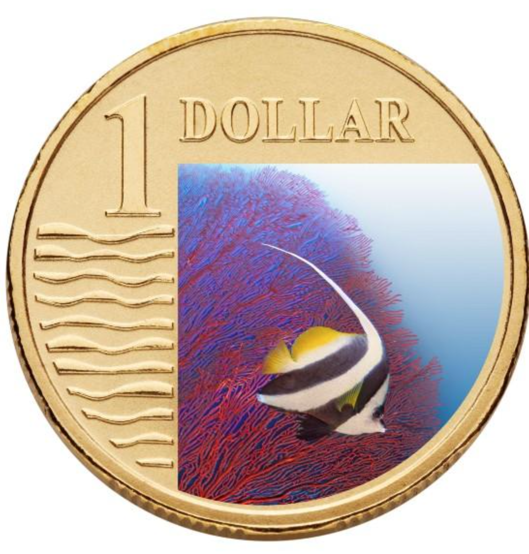 2007 $1 Ocean Series - Longfin Bannerfish