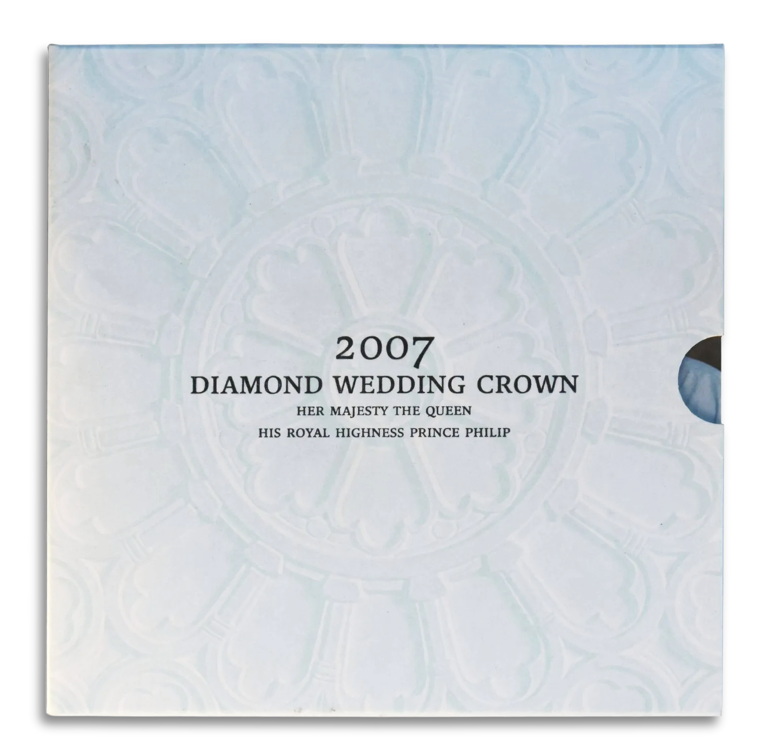 2007 £5 Diamond Wedding Uncirculated Carded Coin