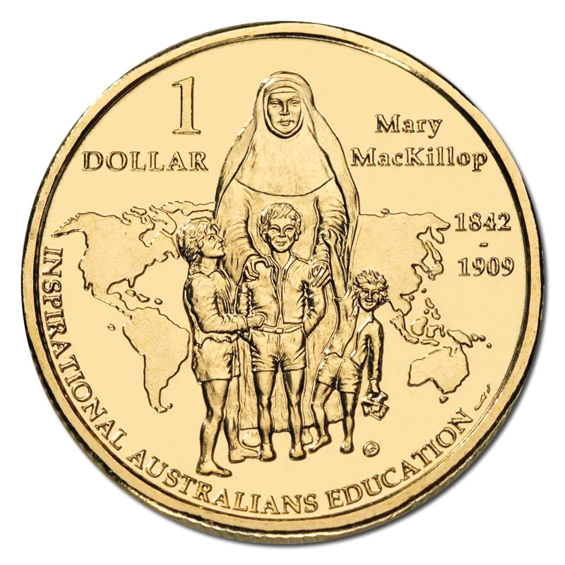 2008 $1 Inspiring Australians Mary MacKillop