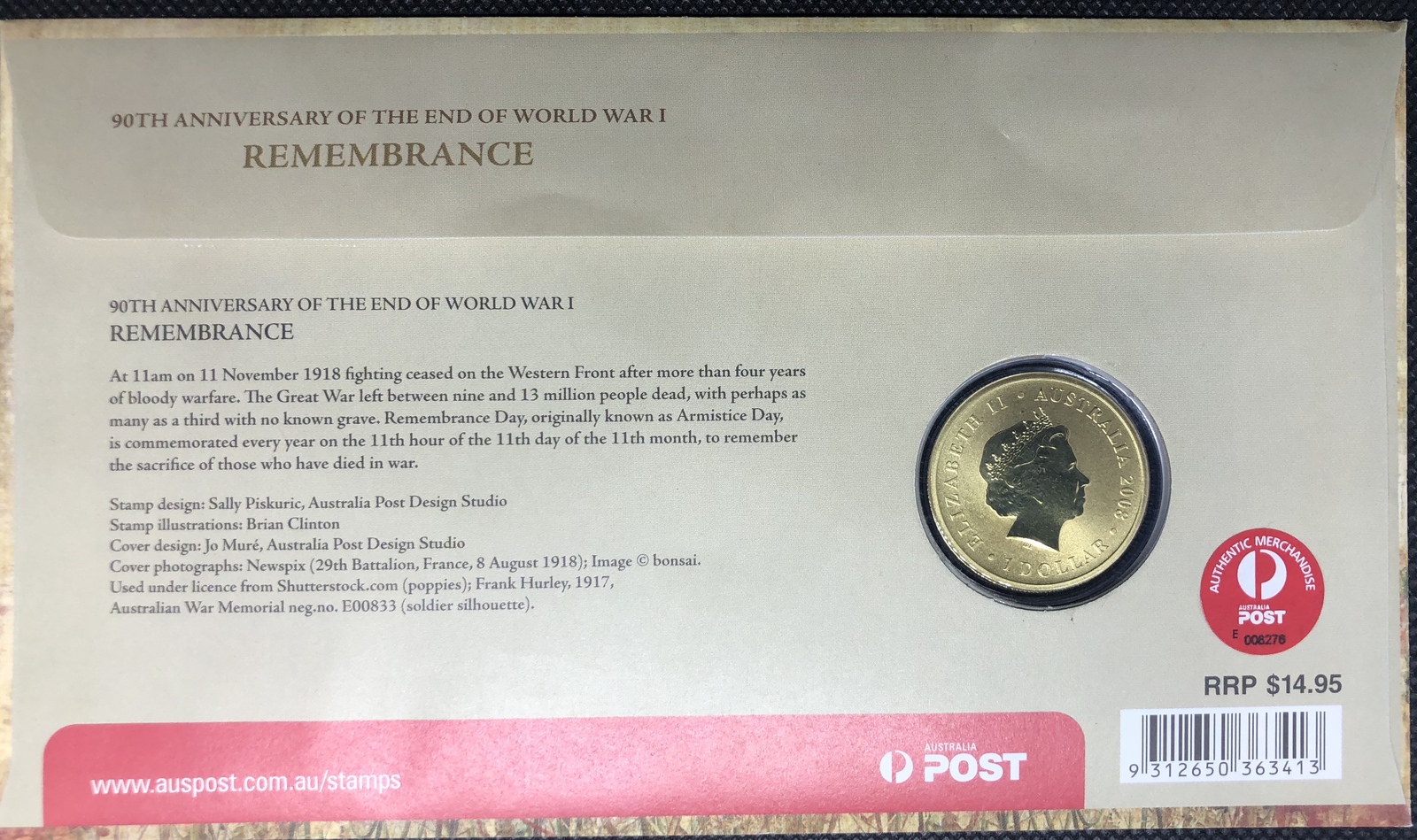 2008 PNC Remembrance End of WWI