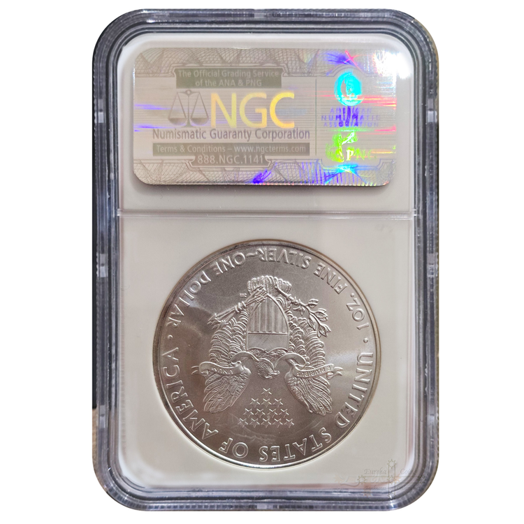 2010 1oz American Silver Eagle MS69 NGC Graded