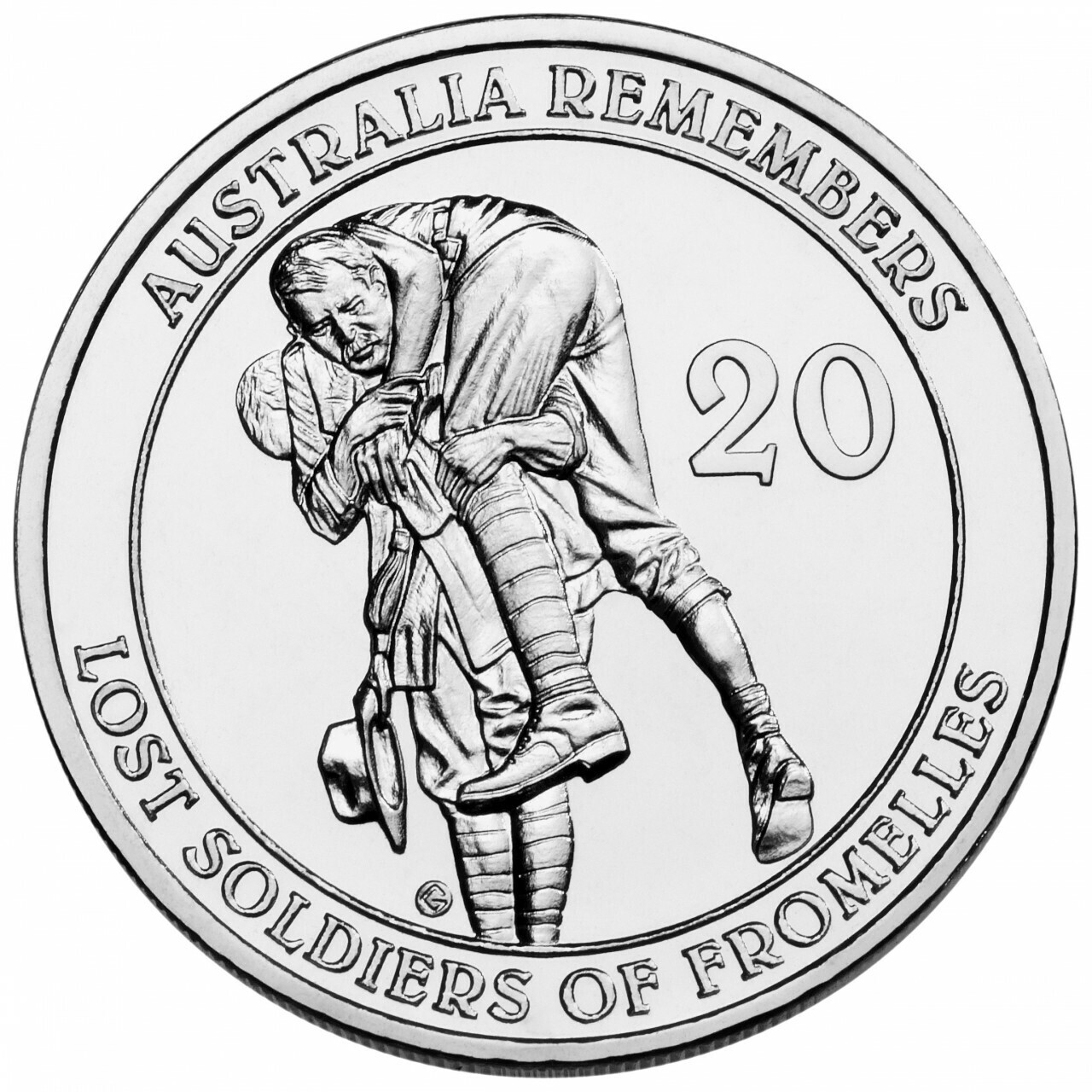 2010 - 20c Australia Remembers Lost Soldiers of Fromelles