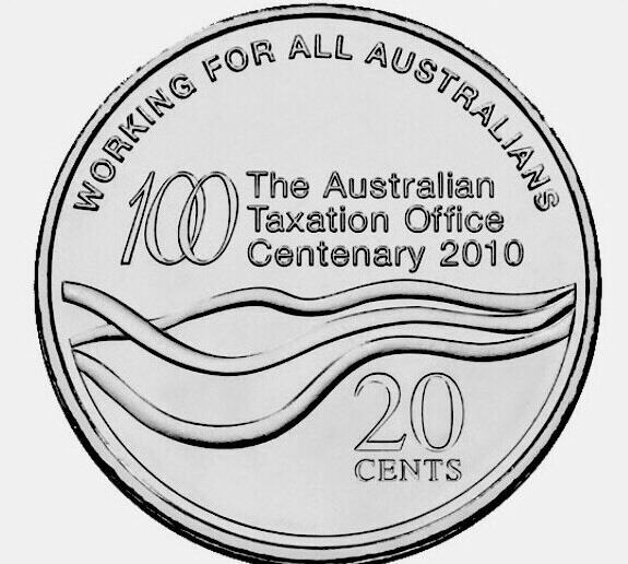 2010 20c The Australian Taxation Office Centenary 1910-2010