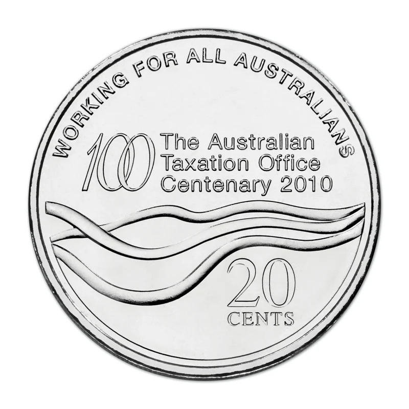 2010 20c Australian Taxation Office RAM Roll