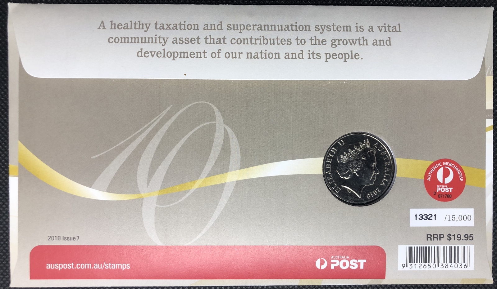 2010 PNC Centenary of the Australian Tax Office 