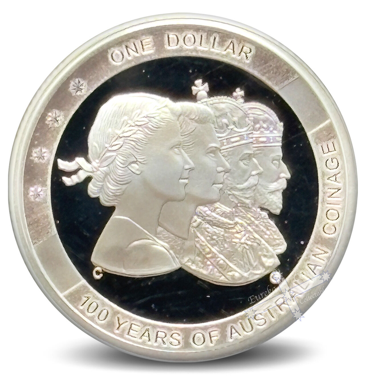 2010 $1 100 Years of Australian Coinage Silver Proof