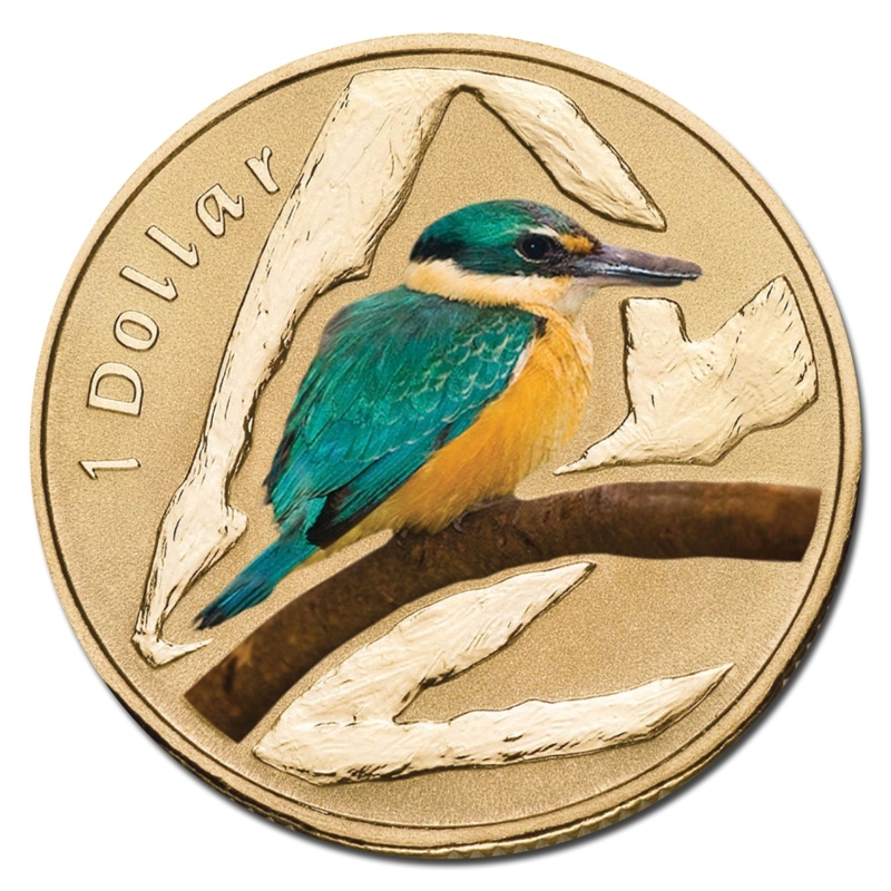 2011 $1 Air Series - Sacred Kingfisher