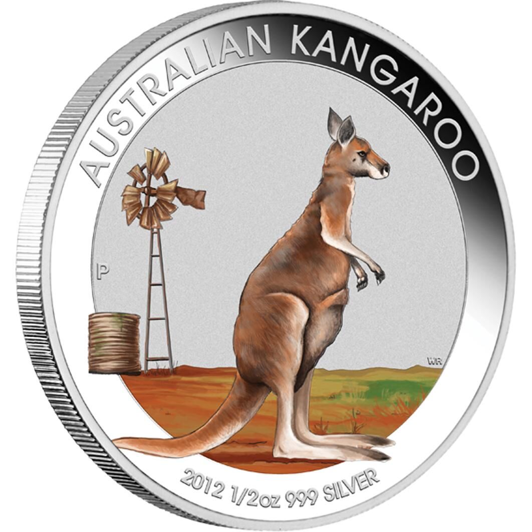 2012 1/2oz Outback Coloured Silver Coin Set