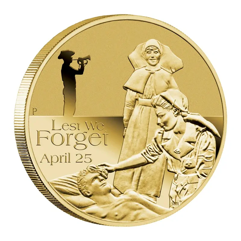 2012 $1 Anzac Day, Lest We Forget - 25 April PNC