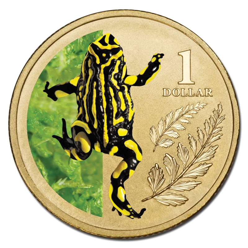 2012 $1 Animals of the Zoo - Southern Corroboree Frog