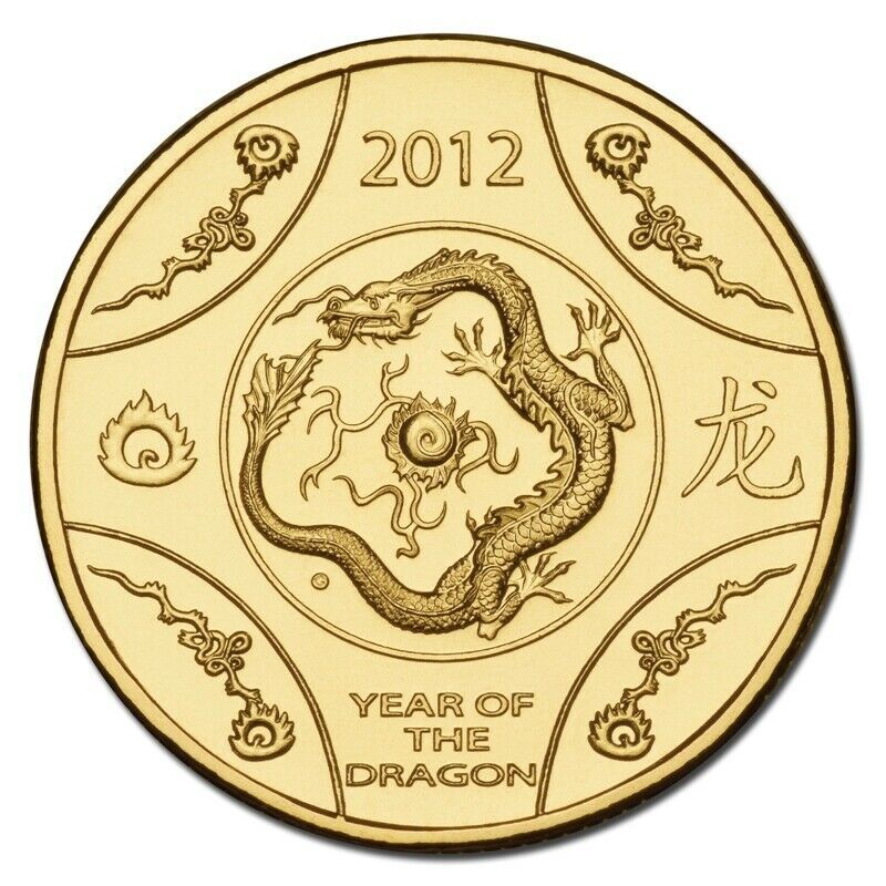 2012 - $1 Year of the Dragon