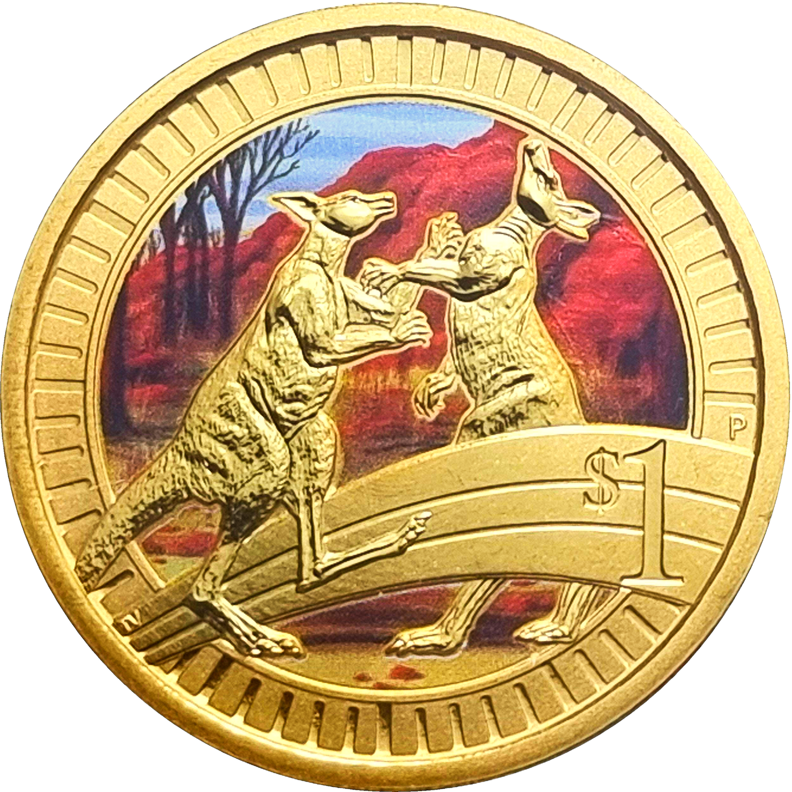 2012 $1 Young Collectors Animal Athletes - Boxing Carded Coin