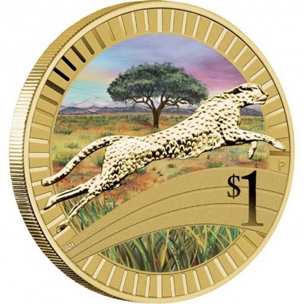 2012 $1 Young Collectors Animal Athletes - Sprint Carded Coin