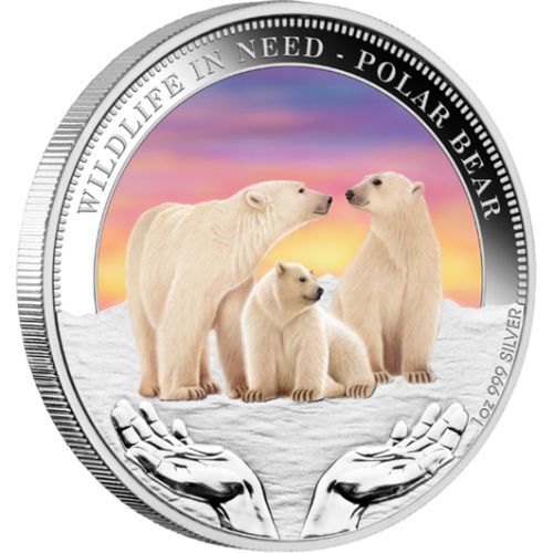 2012 Polar Bear 1oz Silver Proof Coin