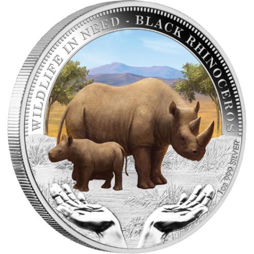 2012 Black Rhino 1oz Silver Proof Coin