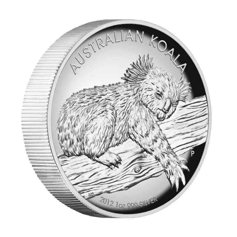 2012 1oz Koala High Relief Silver Coin