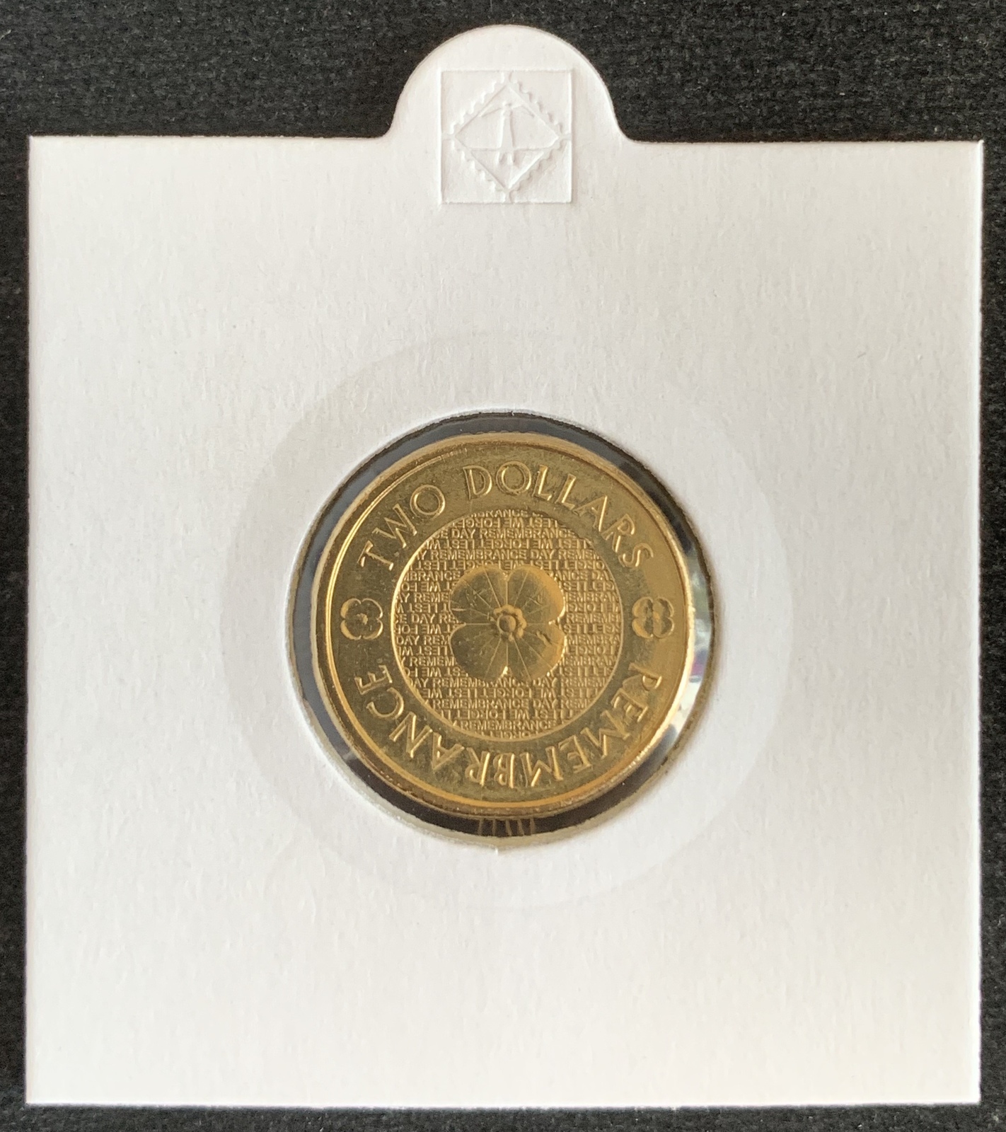 2012, 2 Gold Poppy Uncirculated Coin Comes in a 2X2 2012, 2 Gold Poppy Uncirculated Coin Comes in a 2X2