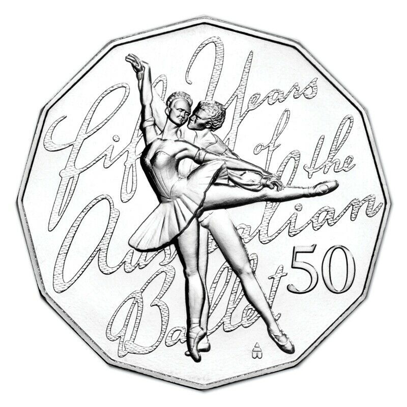 2012 50c 50th Anniv Australian Ballet